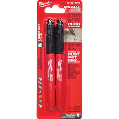 UV Marker: Black, AP Non-Toxic, Fine Point 2 Pc