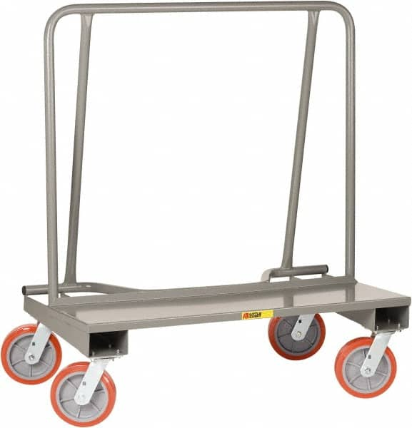 Little Giant - 2,000 Lb Capacity Steel Drywall Cart - 24" OAW, Polyurethane Casters - Makers Industrial Supply