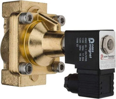 PRO-SOURCE - 3/4", 2/2 Way Steam Series Stacking Solenoid Valve - 110 VAC, 12 CV Rate, 4.98" High x 3.94" Long - Makers Industrial Supply