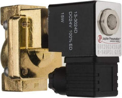 PRO-SOURCE - 1/2", 2/2 Way Stacking Solenoid Valve - 24 VDC, 4.5 CV Rate, 4.19" High x 2.83" Long - Makers Industrial Supply