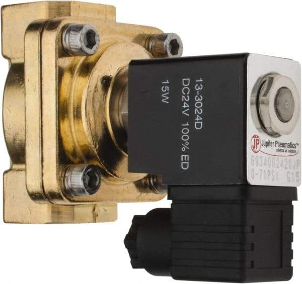 PRO-SOURCE - 3/4", 2/2 Way Stacking Solenoid Valve - 24 VDC, 8.78 CV Rate, 4.21" High x 3.54" Long - Makers Industrial Supply