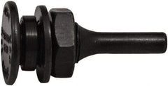 Tanis - 5/8" Arbor Hole to 1/4" Shank Diam Drive Arbor - For 3" Small Diam Wheel Brushes - Makers Industrial Supply