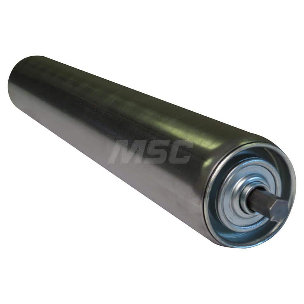 Roller Skids; Roller Material: Galvanized Steel; Load Capacity: 234; Color: Chrome; Finish: Natural; Compatible Surface Type: Smooth; Roller Length: 33.0000 in; Roller Width: 2.5000; Roller Height: 2.5 in; Roller Diameter: 2.5000; Overall Height: 2.5 in;