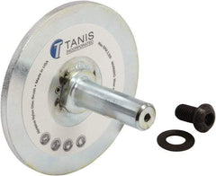 Tanis - 1/4" Arbor Hole to 3/4" Shank Diam Drive Arbor - For 3, 4 & 5" Tanis Disc Brushes, Flow Through Spindle - Makers Industrial Supply