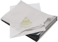 Value Collection - 8" Long x 5" Wide, 3 mil Thick, Clear Metalized Static Shield Bag - Metal-In - Makers Industrial Supply