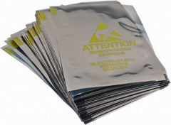 Value Collection - 5" Long x 3" Wide, 3 mil Thick, Clear Metalized Static Shield Bag - Metal-In - Makers Industrial Supply