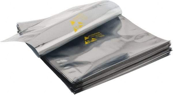 Value Collection - 12" Long x 10" Wide, 3 mil Thick, Clear Metalized Static Shield Bag - Metal-In - Makers Industrial Supply