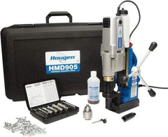 Hougen - 2" Travel, Portable Magnetic Drill Press - 250 & 450 RPM, 9 Amps, 1.5 hp, 1035 Watts - Makers Industrial Supply