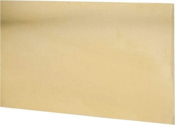 Alinabal - 2 Ft. Long x 8 Inch Wide x 0.016 Inch Thick, Shim Sheet Stock - Laminated Brass, 0.002 Inch Lamination Thickness - Makers Industrial Supply