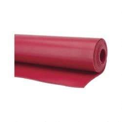 Made in USA - 48" Wide, Natural Latex Rubber Foam Sheet - 35 to 45 Durometer, Pink, -40 to 170°F, 3,000 psi Tensile Strength, Cut-to-Length - Makers Industrial Supply