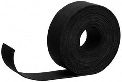 Made in USA - 1/4" Thick x 36" Wide Black Neoprene Rubber Roll - Cut to Length, Plain Back, 40 Shore A Durometer, 1,000 psi Tensile Strength, -20°F to 170°F - Makers Industrial Supply