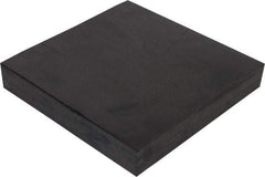 Made in USA - 12" Long, 12" Wide, Neoprene Spring Blend Rubber Foam Sheet - 65 to 75 Durometer, Black, -20 to 170°F, 1,000 psi Tensile Strength, Stock Length - Makers Industrial Supply