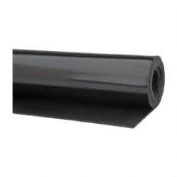 Made in USA - 36" Wide, Vinyl Rubber Foam Sheet - 60 to 70 Durometer, Black, 20 to 160°F, 1,000 psi Tensile Strength, Cut-to-Length - Makers Industrial Supply