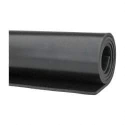 Made in USA - 36" Wide, Vinyl Rubber Foam Sheet - 60 to 70 Durometer, Black, 20 to 160°F, 1,000 psi Tensile Strength, Cut-to-Length - Makers Industrial Supply