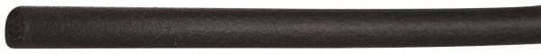 Made in USA - 100' Long, EPDM Foam Cord - 1/4" Diam, Black - Makers Industrial Supply