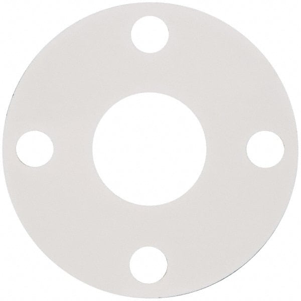 1-1/2″ Pipe, Flange Gasket Gore-Tex GR, White, 1/16″ Thick