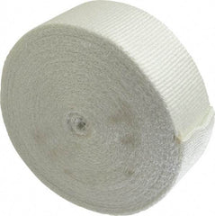 Made in USA - 1/16" Thick x 3" Wide, Fiberglass Gasket Tape - 100' Long, Tan - Makers Industrial Supply