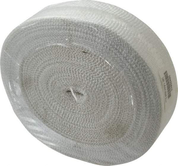 Made in USA - 1/16" Thick x 2" Wide, Fiberglass Gasket Tape - 100' Long, Tan - Makers Industrial Supply