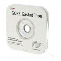 Made in USA - 0.04" Thick x 1/2" Wide, Gore-Tex Gasket Tape - 50' Long, White - Makers Industrial Supply