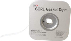 Made in USA - 0.02" Thick x 1" Wide, Gore-Tex Gasket Tape - 50' Long, White - Makers Industrial Supply