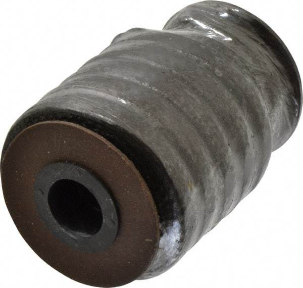 Made in USA - 1/2" x 7.6' Spool Length, Acrylic Fiber Graphite Yarn Compression Packing - 500° F Max, Dark Gray - Makers Industrial Supply