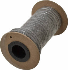 Made in USA - 3/16" x 16-1/2' Spool Length, 100% GFO Fiber Compression Packing - Makers Industrial Supply