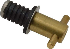 Made in USA - 1/2" OD, Turn Tite Pressure Test Plug - 11/16" Long - Makers Industrial Supply