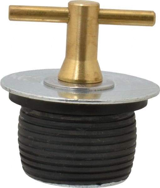 Made in USA - 1-1/2" OD, Turn Tite Pressure Test Plug - 1-5/16" Long - Makers Industrial Supply