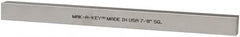 Made in USA - 12" Long x 7/8" High x 7/8" Wide, Zinc-Plated Oversized Key Stock - C1018 Steel - Makers Industrial Supply