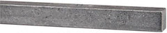 Made in USA - 12" Long x 1/2" High x 1/2" Wide, Over/Undersized Key Stock - 1090/1095 Steel - Makers Industrial Supply