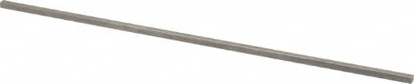 Made in USA - 12" Long x 3/16" High x 3/16" Wide, Undersized Key Stock - 18-8 Stainless Steel - Makers Industrial Supply