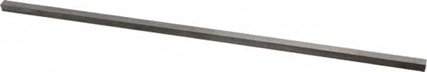 Made in USA - 12" Long x 1/4" High x 1/4" Wide, Undersized Key Stock - 18-8 Stainless Steel - Makers Industrial Supply