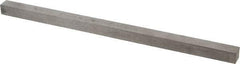 Made in USA - 12" Long x 9/16" High x 9/16" Wide, Undersized Key Stock - 18-8 Stainless Steel - Makers Industrial Supply