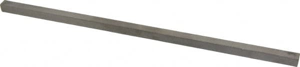 Made in USA - 12" Long x 3/8" High x 3/8" Wide, Undersized Key Stock - Type 316 Stainless Steel - Makers Industrial Supply