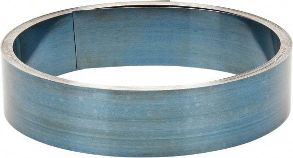 Value Collection - 0.012 Inch Thick x 2 Inch Wide x 10 Ft. Long, Spring Steel Coil - 1095 Blue Tempered Steel - Makers Industrial Supply