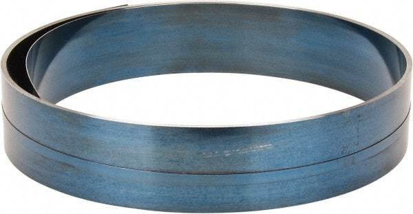 Value Collection - 0.02 Inch Thick x 3 Inch Wide x 35 Ft. Long, Spring Steel Coil - 1095 Blue Tempered Steel - Makers Industrial Supply