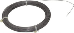 Value Collection - 9 Gage, 0.022 Inch Diameter x 193 Ft. Long, High Carbon Steel, Tempered Music Wire Coil - ASTM A228, 1/4 Lb. Shipping Weight - Makers Industrial Supply