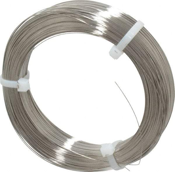 Value Collection - 7 Gage, 0.018 Inch Diameter x 1,157 Ft. Long, 302/304 Music Wire Coil - ASTM A580, 1 Lb. Shipping Weight - Makers Industrial Supply