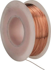 Made in USA - 28 Gage, 0.0126" Diameter x 498' Long, Bare, Copper Bus Bar Wire - Pure Copper (ASTM B3) - Makers Industrial Supply