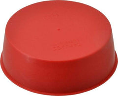 Caplugs - 3 NPT ID, Press Fit Cap - Polyethylene, Red - Makers Industrial Supply