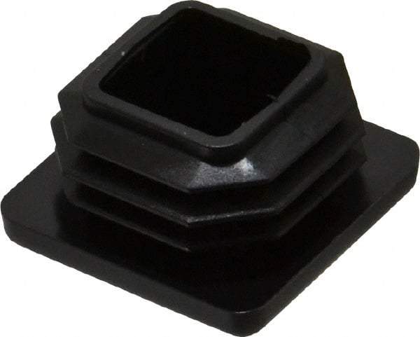 Caplugs - Square Head Plug - 1" OD, Polyethylene, Black - Makers Industrial Supply