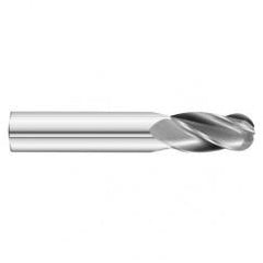 1/4 x 2 x 4-1/2 4 Flute Ball Nose  End Mill- Series 3200SD - Makers Industrial Supply