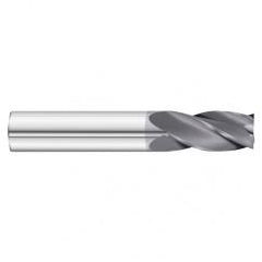 23/64 Dia. x 2-1/2 Overall Length 4-Flute Square End Solid Carbide SE End Mill-Round Shank-Center Cut-TiAlN - Makers Industrial Supply