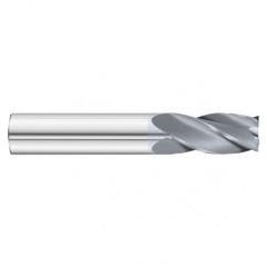 11/32 Dia. x 2-1/2 Overall Length 4-Flute Square End Solid Carbide SE End Mill-Round Shank-Center Cut-TiCN - Makers Industrial Supply