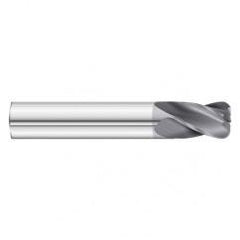 3/4 Dia. x 4 Overall Length 4-Flute .250 C/R Solid Carbide SE End Mill-Round Shank-Center Cut-TiAlN - Makers Industrial Supply