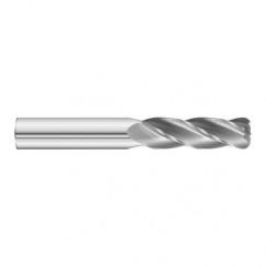 5/16 Dia. x 4 Overall Length 4-Flute .060 C/R Solid Carbide SE End Mill-Round Shank-Center Cut-Uncoated - Makers Industrial Supply