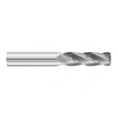 5/16 Dia. x 4 Overall Length 4-Flute .060 C/R Solid Carbide SE End Mill-Round Shank-Center Cut-Uncoated - Makers Industrial Supply