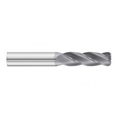 20mm Dia. x 125mm Overall Length 4-Flute 1.5mm C/R Solid Carbide SE End Mill-Round Shank-Center Cut-TiAlN - Makers Industrial Supply