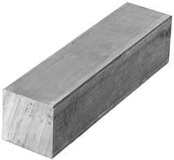 Value Collection - 3/8 Inch Square x 24 Inch Long, Aluminum Square Bar - +/- 0.25 Inch Tolerance, Alloy 6061 - Makers Industrial Supply