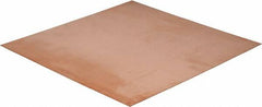 Value Collection - 0.032 Inch Thick x 12 Inch Square, Copper Sheet - Alloy 101 OFHC - Makers Industrial Supply